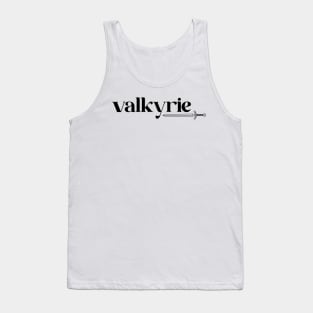 A Court of Silver Flames Valkyrie Blue Tank Top